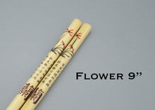 Eco-Friendly Personal Chopstick or Straw Case in Wasabi Canvas, Wooden EAT Button