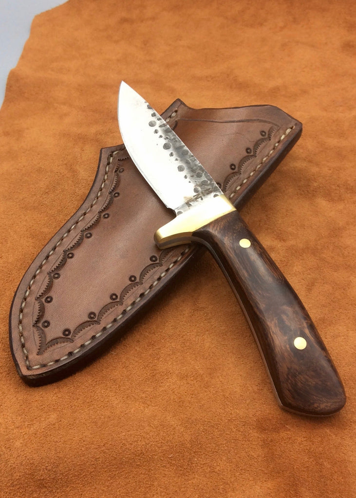 Huntshield Canadian All Purpose Hunter Knife w/ Leather Sheath