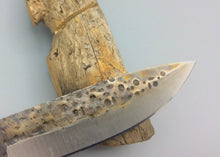 Custom Mountain Man Belt Knife with Handmade Leather Sheath by H bar N Craftworks