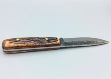 Custom Mountain Man Belt Knife with Handmade Leather Sheath by H bar N Craftworks