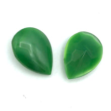 18x13 W Germany Satin Glass Pear Buff Tops, Choose Colors