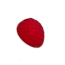 19x17 Vintage W Germany Glass Strawberry Cabochons