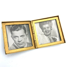 Brass Photo BiFold, 1.25" Keepsake Frame