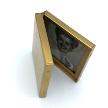 Brass Photo BiFold, 1.25" Keepsake Frame