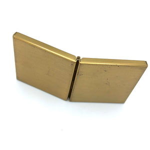 Brass Photo BiFold, 1.25" Keepsake Frame