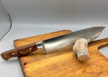 8" Bolstered Chef's Knife, Stainless & Caramel Resin