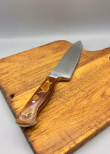 8" Bolstered Chef's Knife, Stainless & Caramel Resin